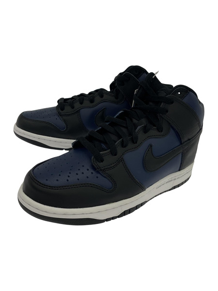 NIKE ×FRAGMENT DUNK HIGH MIDNIGHT NAVY 27.0cm US9[値下]