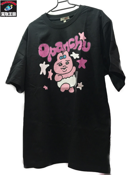 おぱんちゅうさぎ Tシャツ L 黒