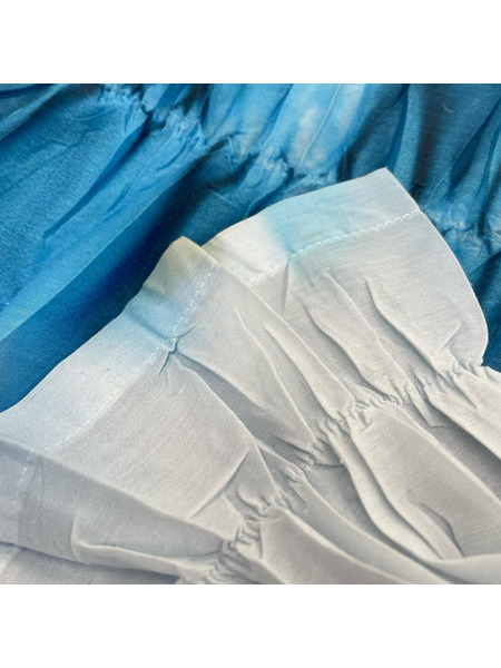 ISSEY MIYAKE プリーツグラデーションシャツ 3 ブルー