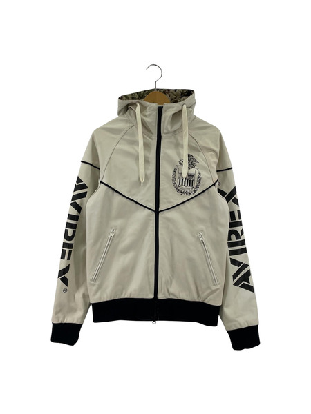 AVIREX　LAMB SKIN VARSITY ジャケット 白