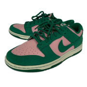NIKE スニーカー ダンクLOW ピンク×緑