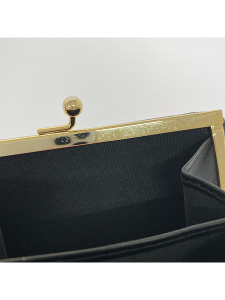 Paul Smith コンパクトウォレット マーケトリーバニー ガマ口2ツ折リ財布黒[値下]