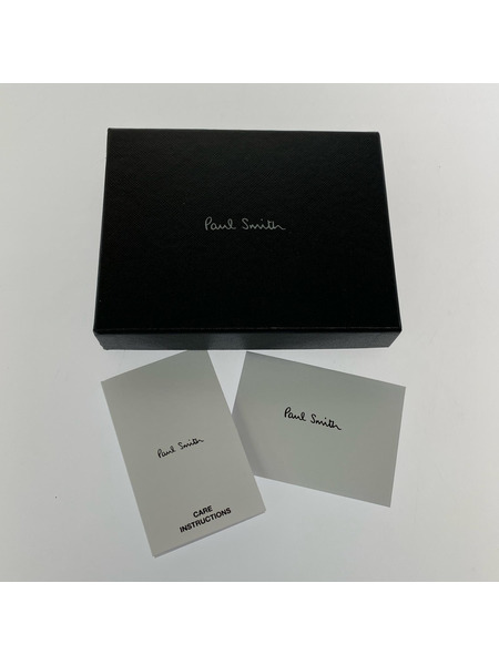 Paul Smith コンパクトウォレット マーケトリーバニー ガマ口2ツ折リ財布黒[値下]