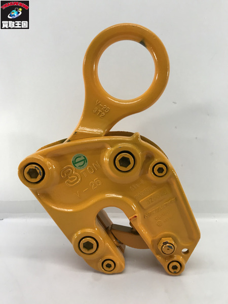 荷締め工具 ネツレン クランプ V-25 3ton