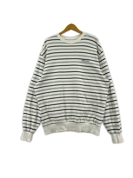 長袖Tシャツ・カットソー スウェット ボーダー  25PLS-C001