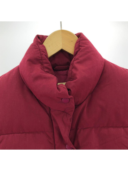 Eddie Bauer ダウンベスト 赤 S