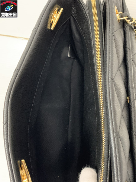 ハンドバッグ CHANEL マトラッセ チェーンバッグ 黒