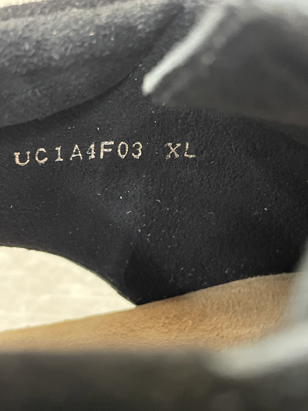 UNDERCOVER 21SS スウェードブーツサンダル XL 黒 UC1A4F03