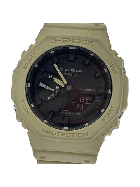 CASIO G-SHOCK デジアナ 腕時計 ベージュ/黒