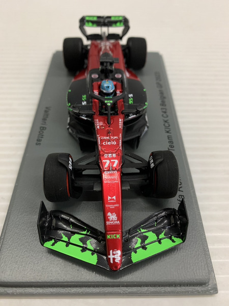 Spark 1/43 #77 Alfa Romeo F1 Team KICK C43 Belgian GP 2023