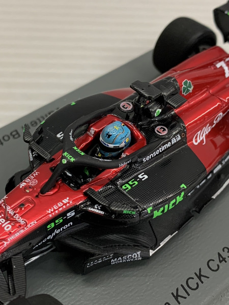 Spark 1/43 #77 Alfa Romeo F1 Team KICK C43 Belgian GP 2023