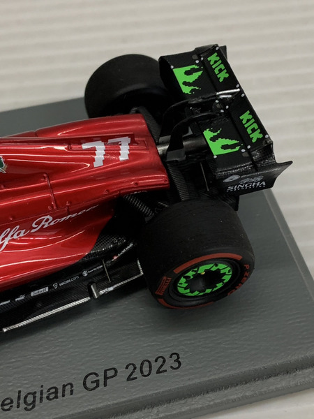 Spark 1/43 #77 Alfa Romeo F1 Team KICK C43 Belgian GP 2023