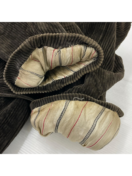 30s~ ムートンコーデュロイカーコート - ブラウン