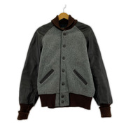 SKOOKUM ジャケット スタジャン グレー/ブラウン