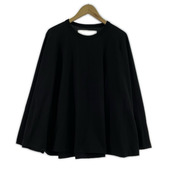 半袖Tシャツ・カットソー nonnotte Draping circular t-shirt 3 ブラック
