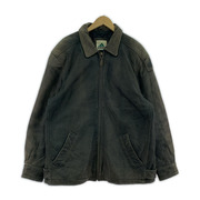 adidas レザージャケット レザージャケット(L) ブラック