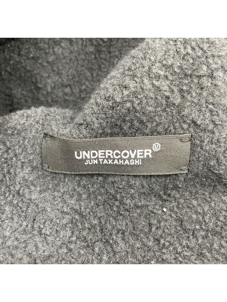 UNDERCOVER パンツ パイル裏毛カットオフパンツ(2)黒