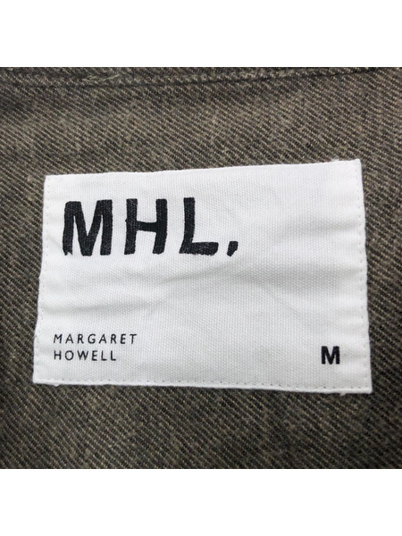 MHL./バンドカラーシャツ