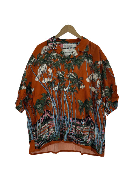 DAIRIKU 20SS INTERMISSION Aloha Shirt アロハシャツ F オレンジ