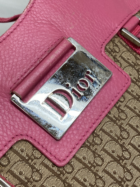 Christian Dior/トロッター/キャンバスハンドバッグ