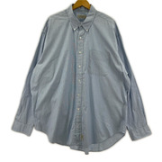 長袖シャツ SEDAN  Poplin Stripe Big BD Shirt (XXL)