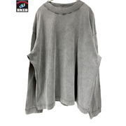 Acne Studios ウォッシュド加工 バックロゴL/Sカットソー L グレー