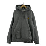 Carhartt WIP HOODED AMERICAN SCRIPT SWEAT グレー XL