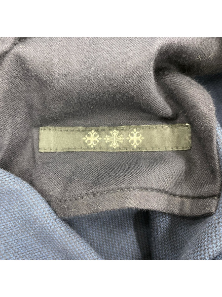 TATRAS パンツ 総柄 ジョガーパンツ 紺 (02)