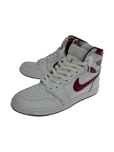 NIKE AIR JORDAN 1 HI 85 26.5cm BQ4422-161 メタリックバーガンディ