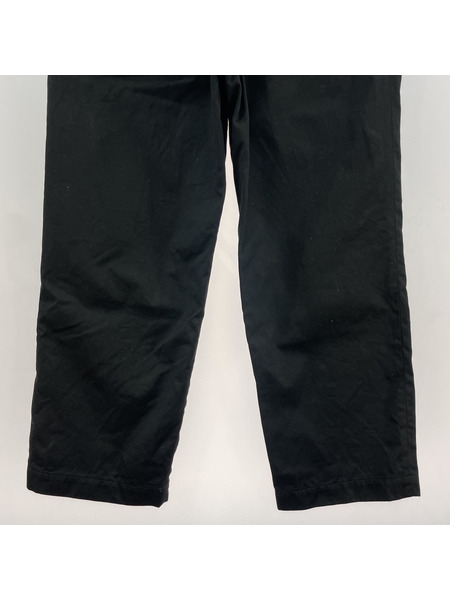 WACKO MARIA/OUBLE PLEATED CHINO TROUSERS/XXL/BLK