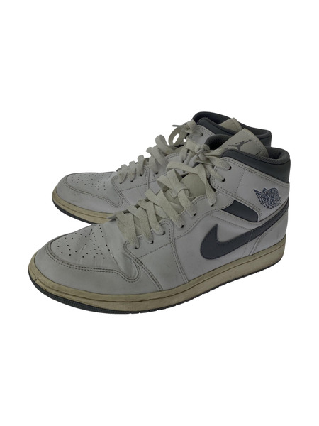 NIKE AIR JORDAN 1 MID Vintage Grey 11[値下]