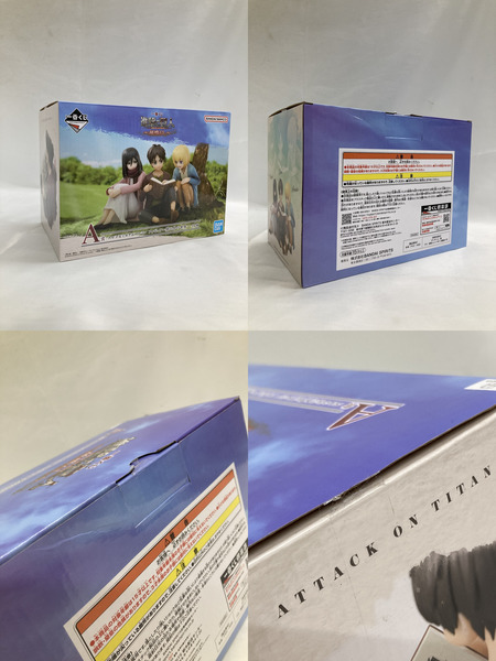 一番くじ  進撃の巨人 地鳴らし A賞 エレン＆ミカサ＆アルミン フィギュア