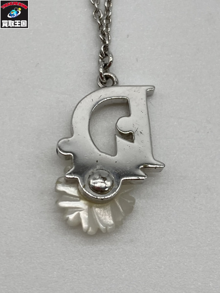  DIOR ディオール フラワー ブレスレット シルバーカラー 