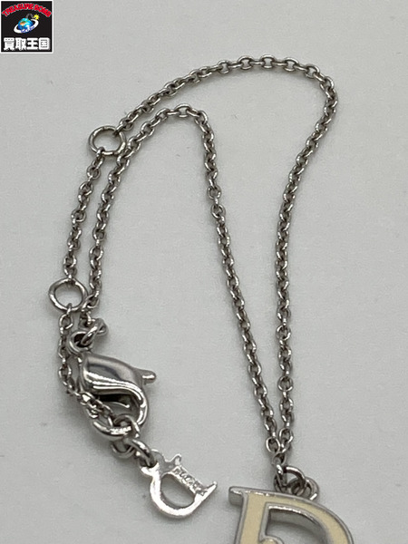  DIOR ディオール フラワー ブレスレット シルバーカラー 