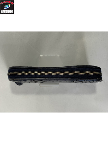  Bottega Veneta インペラトーレ ラウンドジップ 長財布 黒