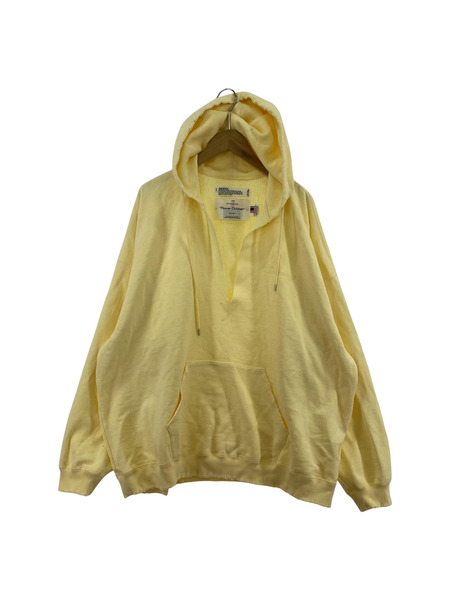 DAIRIKU Water-Repellent Cut Off Hoodie 21SS イエロー L