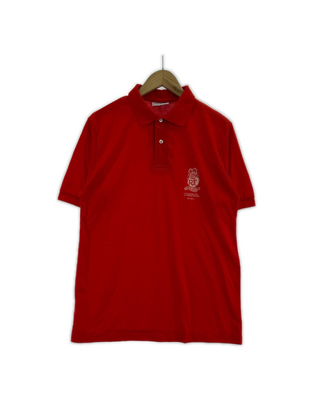 OLD・VINTAGE ポロシャツ Hanes RAT FINK レッド M