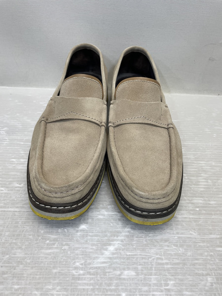 Salvatore Ferragamo スエード ローファー クリーム 靴