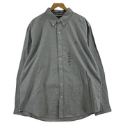 POLO RALPH LAUREN　BD長袖シャツ　グレー　XXL