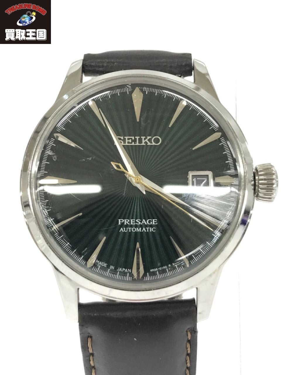 SEIKO 4R35 01TO PRESAGE AUTOMATISCHE AUFZIEHUNG SEHR GUT 2FB4