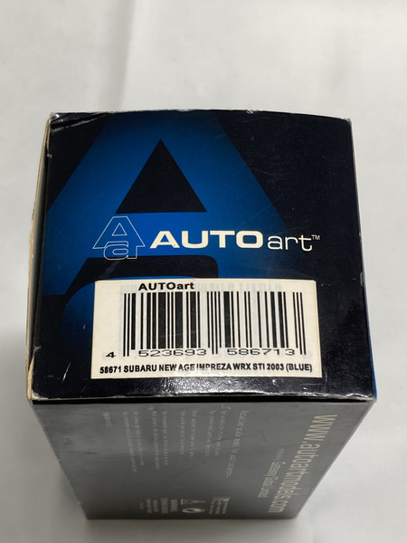 1/43スケールカー AUTO art  WRX STI 2003 1/43