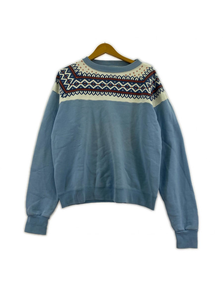 OLD・VINTAGE スウェット・トレーナー AMERICAN DREAM 雪柄スウェット L