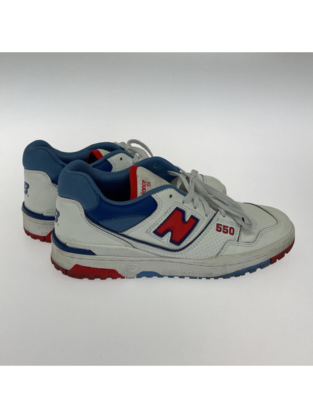 NEW BALANCE/BB550NCH/28.0cm/WHT/NVY