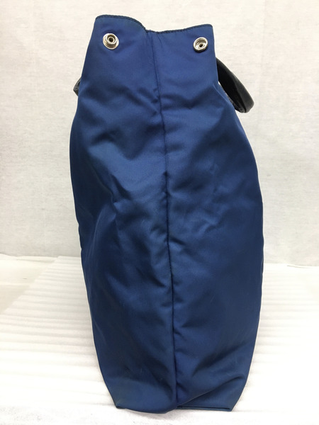 PRADA トートバッグ ネイビー