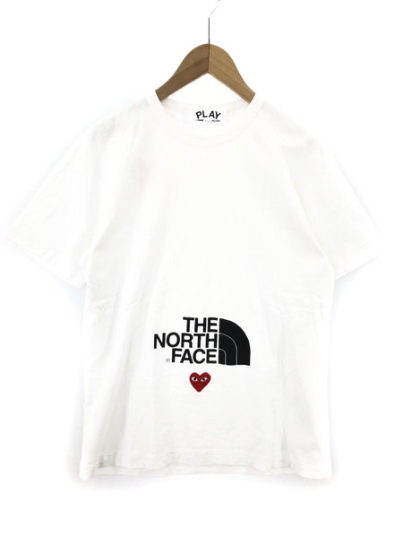 PLAY COMME des GARCONS×NORTH FACE SSカットソー L ホワイト｜商品番号：2100200106811 -  買取王国ONLINESTORE