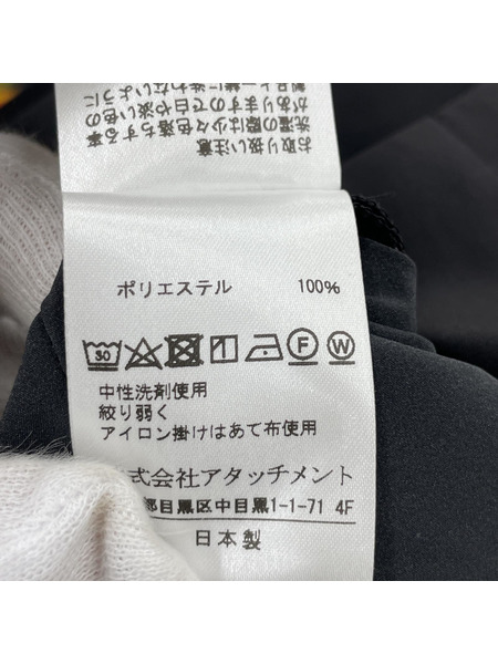 KAZUYUKI KUMAGAI ATTACHMENT KS91-079 オープンカラーシャツ 1 黒[値下]