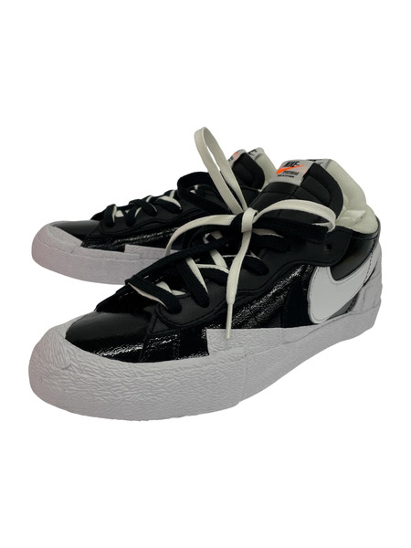 NIKE sacai BLAZER LOW PATENT BLACK 27.0cm US9[値下]