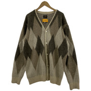 Needles×UNION 20AW Mohair Cardigan モヘヤカーディガン XL アーガイル