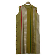 AKIRANAKA reyna net combi knit dress AS2131-BE