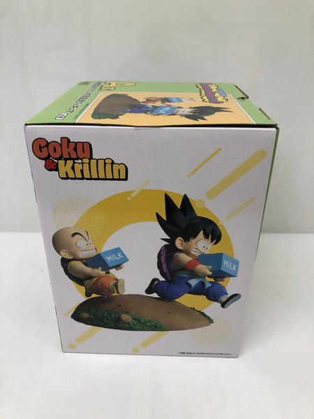 ドラゴンボール A賞　悟空　クリリン　牛乳配達フィギュア